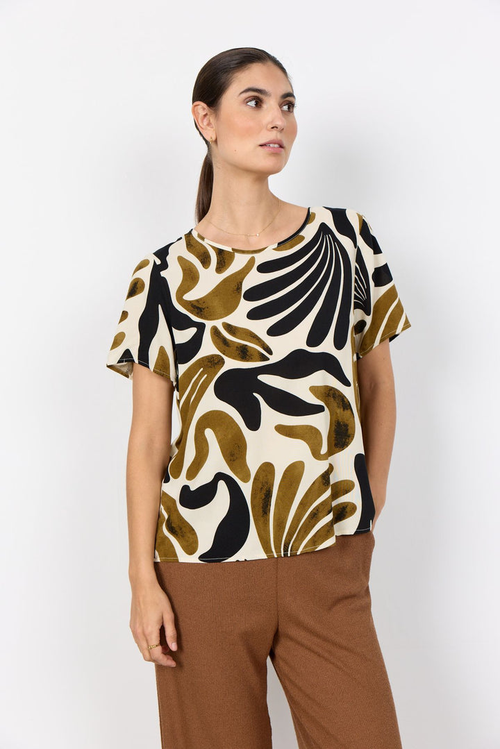 Soyaconcept Damen T-Shirt abstrakt