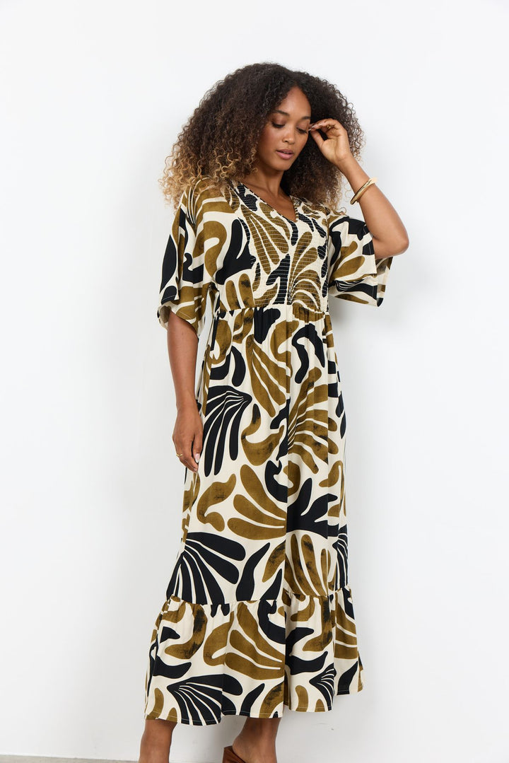 Soyaconcept Kleid mit abstraktem Print