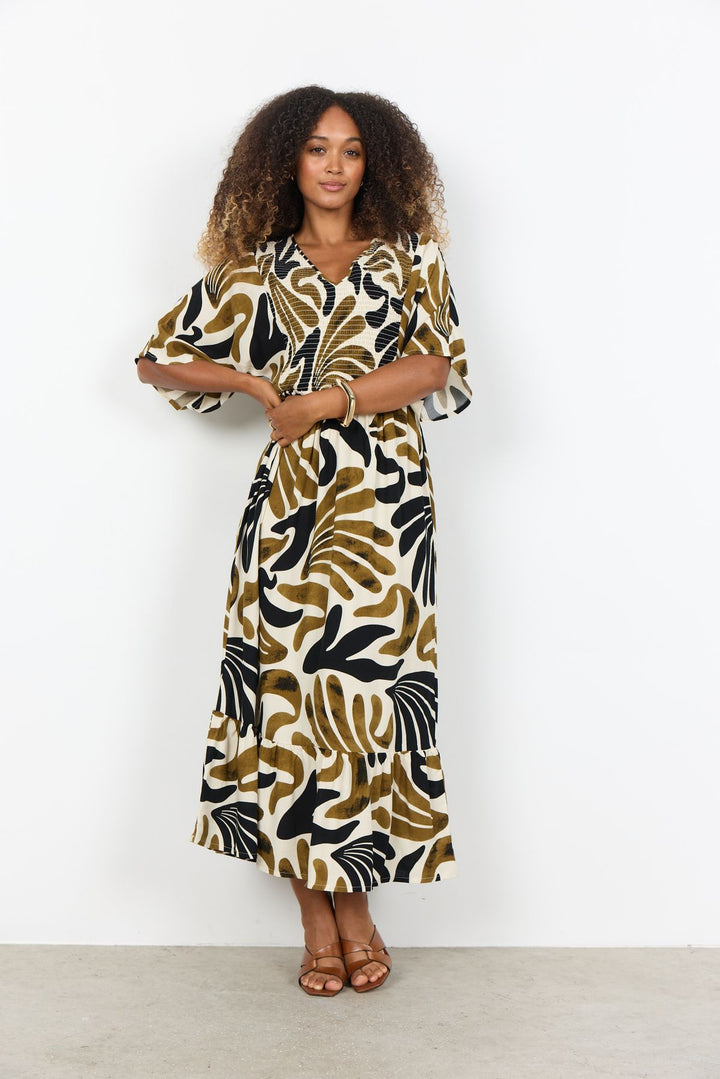 Soyaconcept Kleid mit abstraktem Print