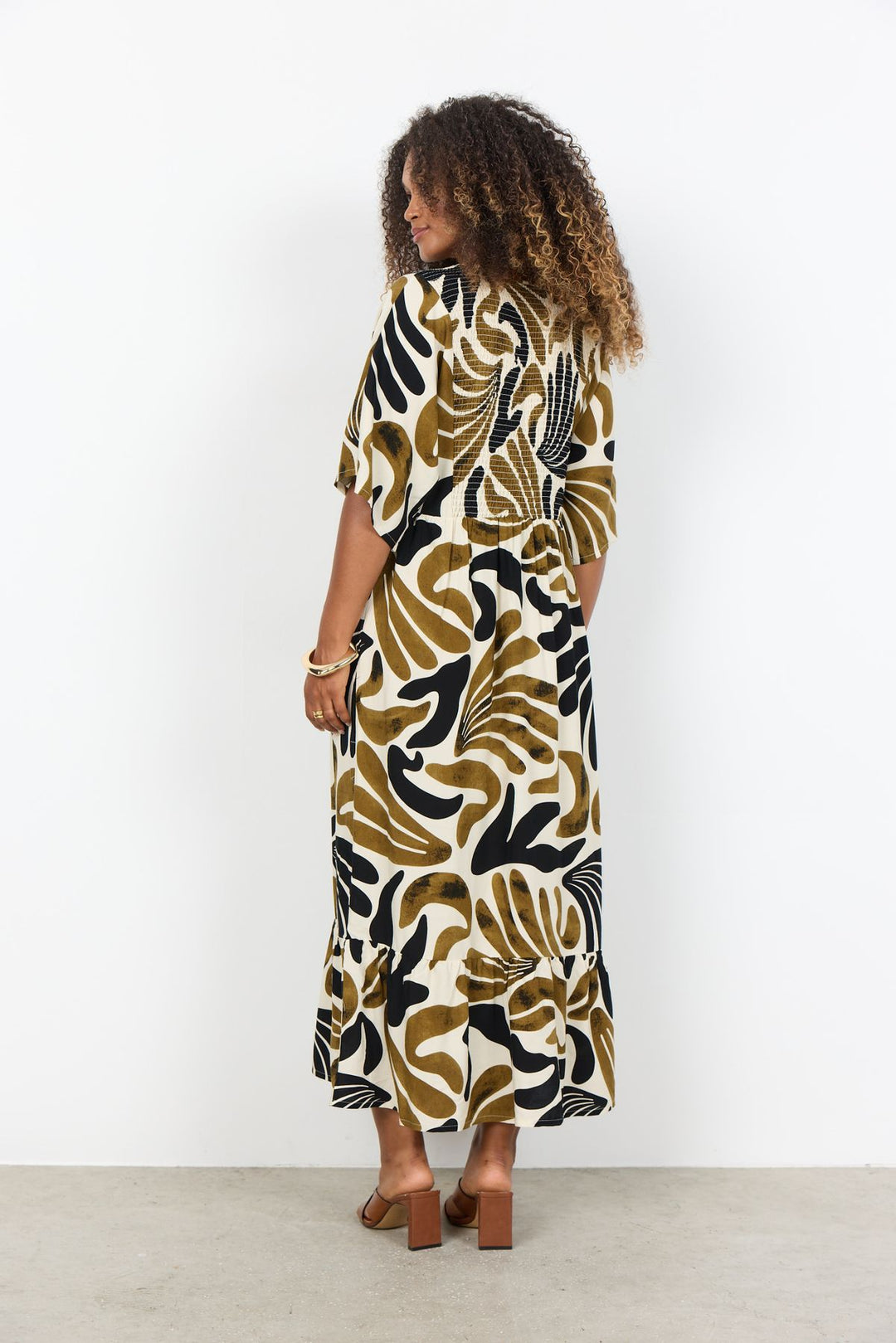 Soyaconcept Kleid mit abstraktem Print