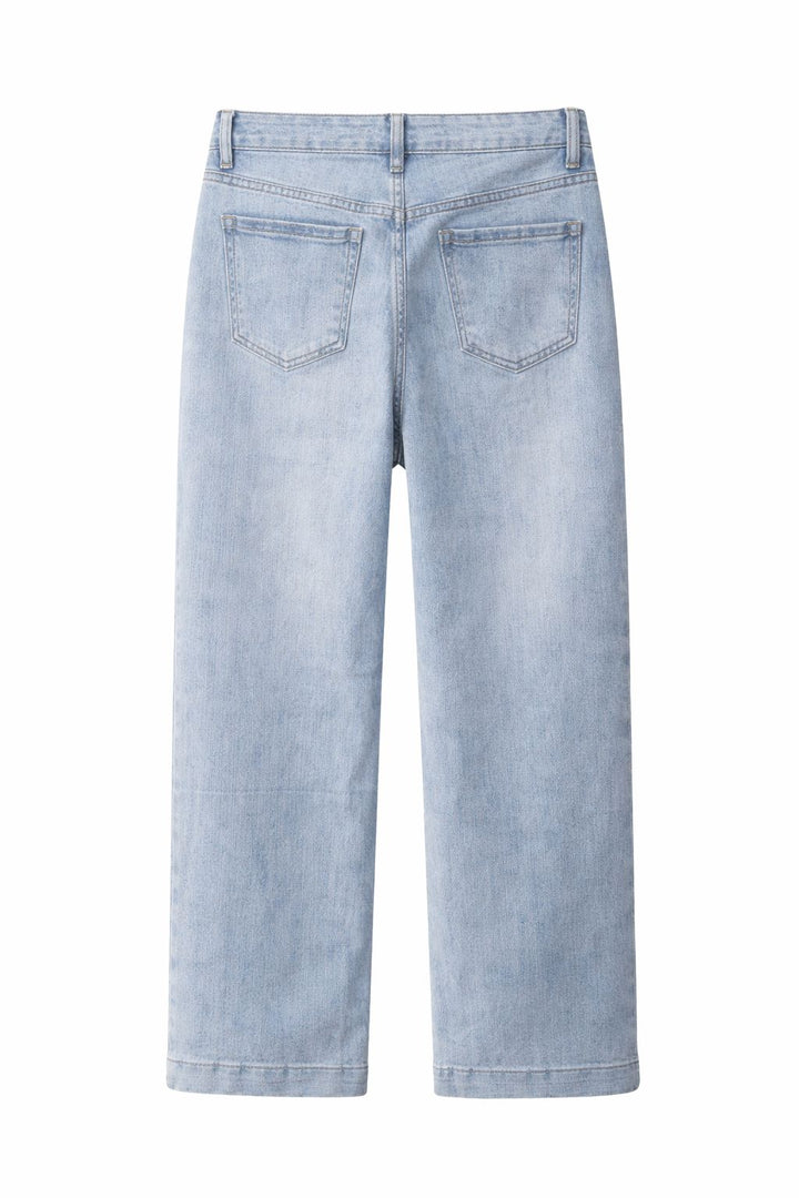 Splash of Color Jeans Damen weites Bein
