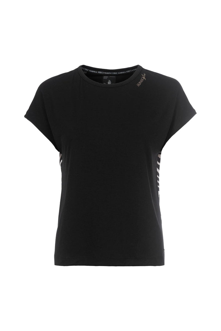 SOQUESTO Damen T-Shirt Mix&Match