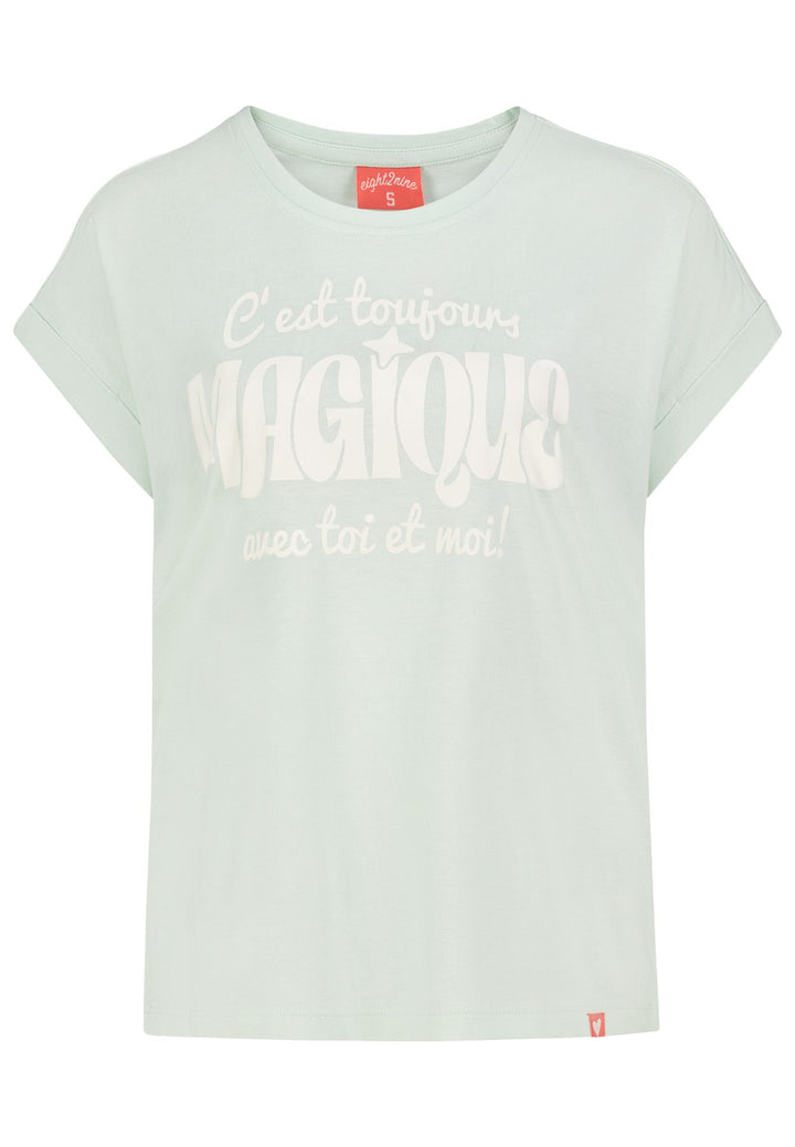 Authentic Style Damen T-Shirt Schriftdruck