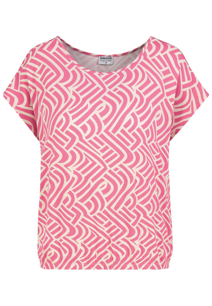 Authentic Style Damen T-Shirt Floraler Druck