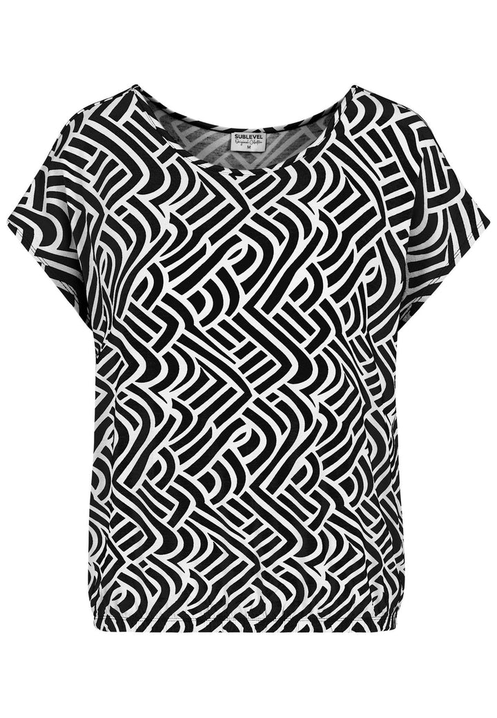 Authentic Style Damen T-Shirt Floraler Druck