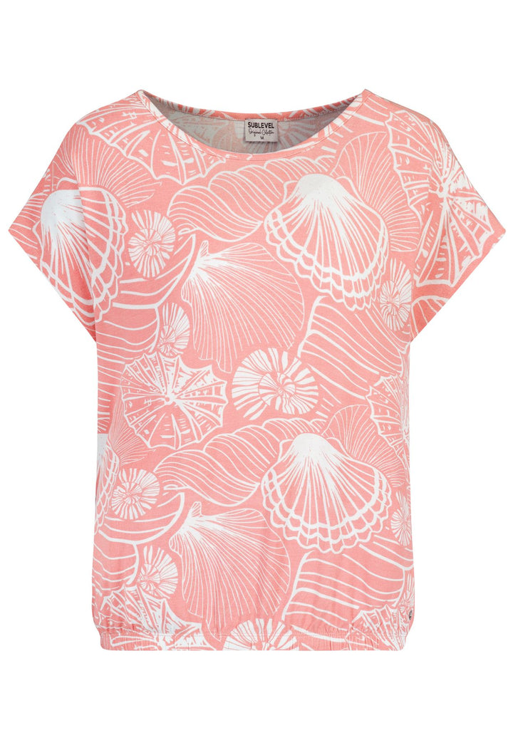 Authentic Style Damen Shirt Muscheldruck