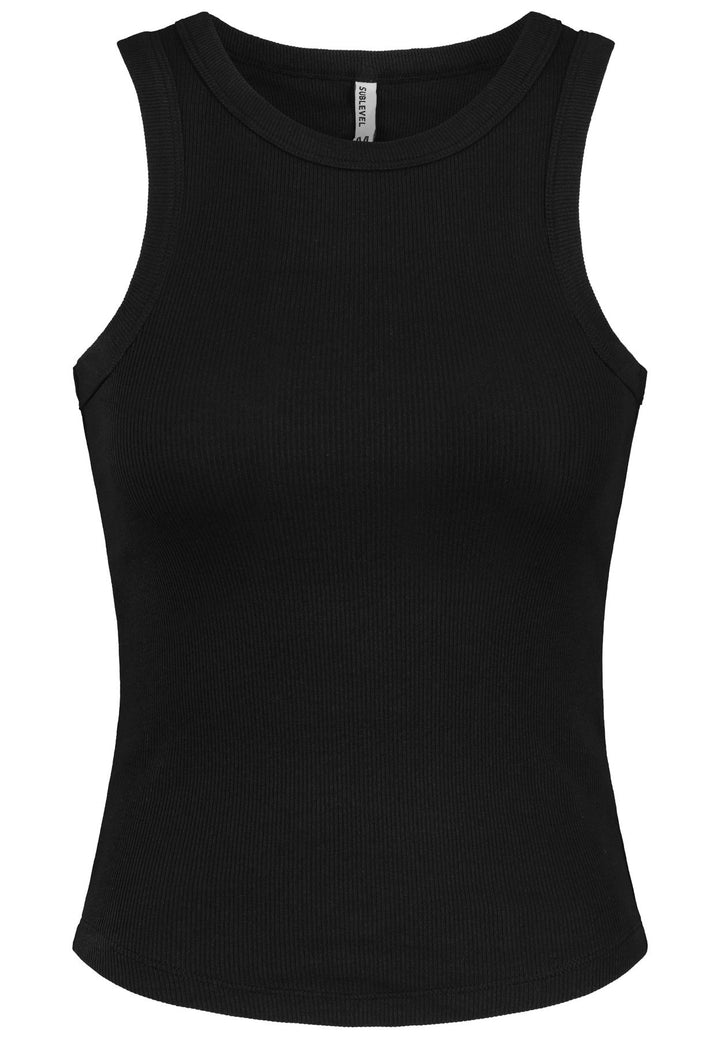 Authentic Style Damen Top Gerippt