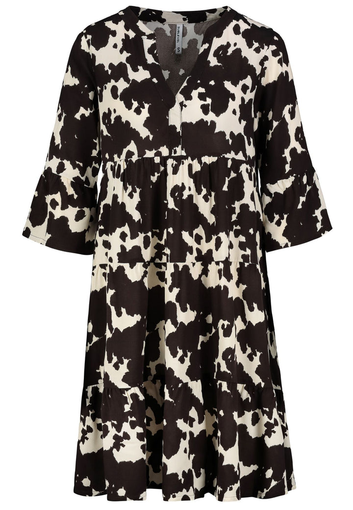 Authentic Style Kleid Tierprint Stufenschnitt