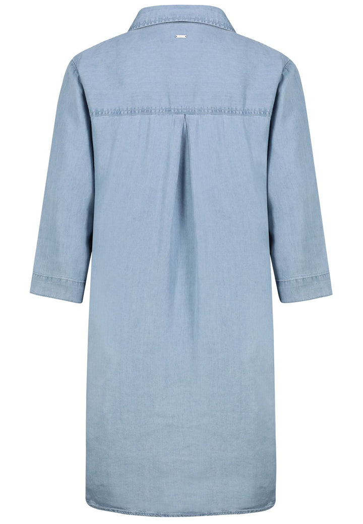 Authentic Style Kleid Kurzarm V-Ausschnitt