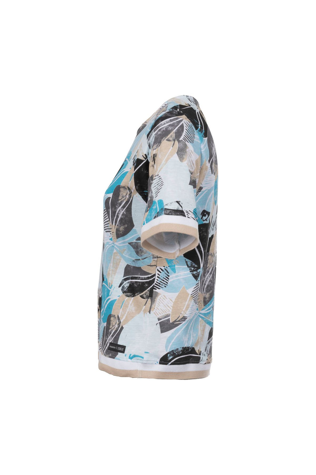 SOQUESTO Damen T-Shirt floraler Print