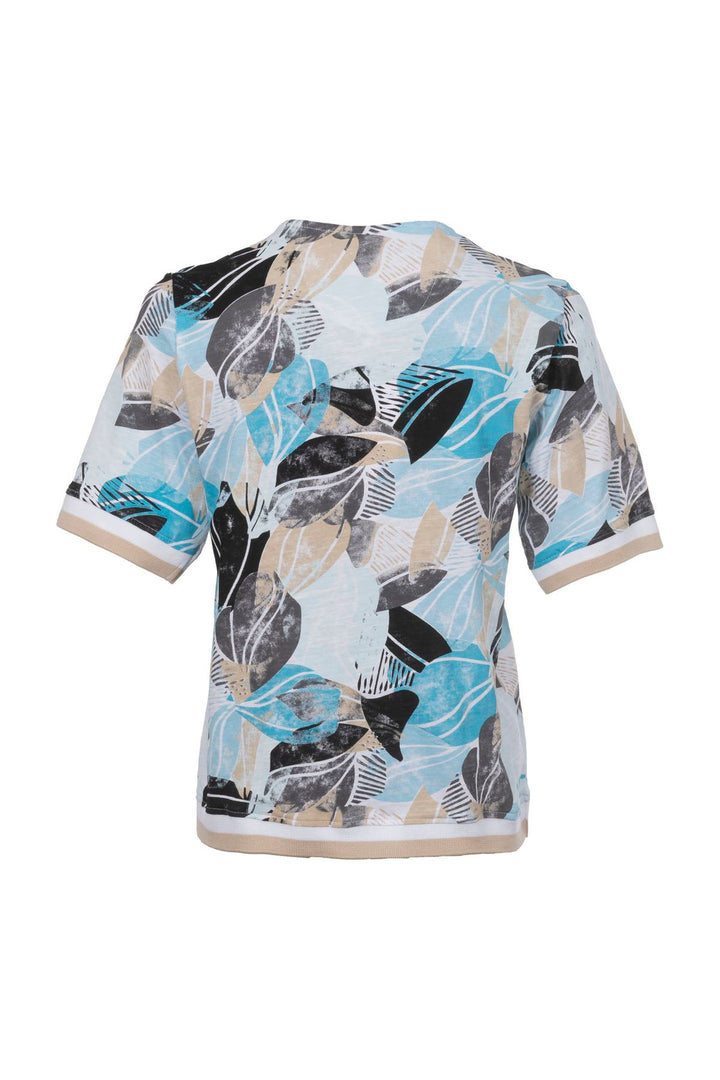 SOQUESTO Damen T-Shirt floraler Print