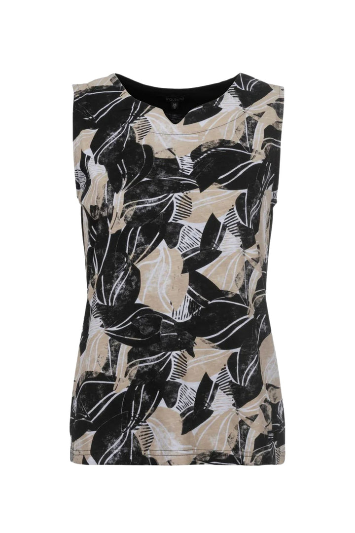 SOQUESTO Damen Top Floraldruck