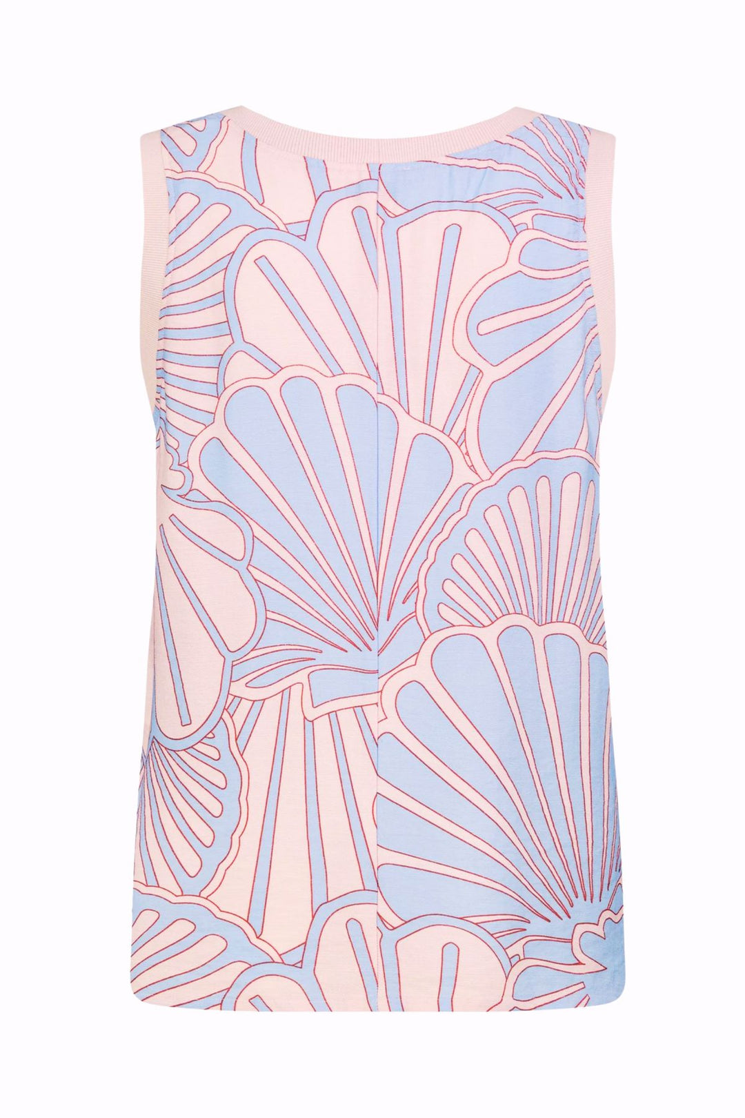 Authentic Style Damen Top Muschelprint