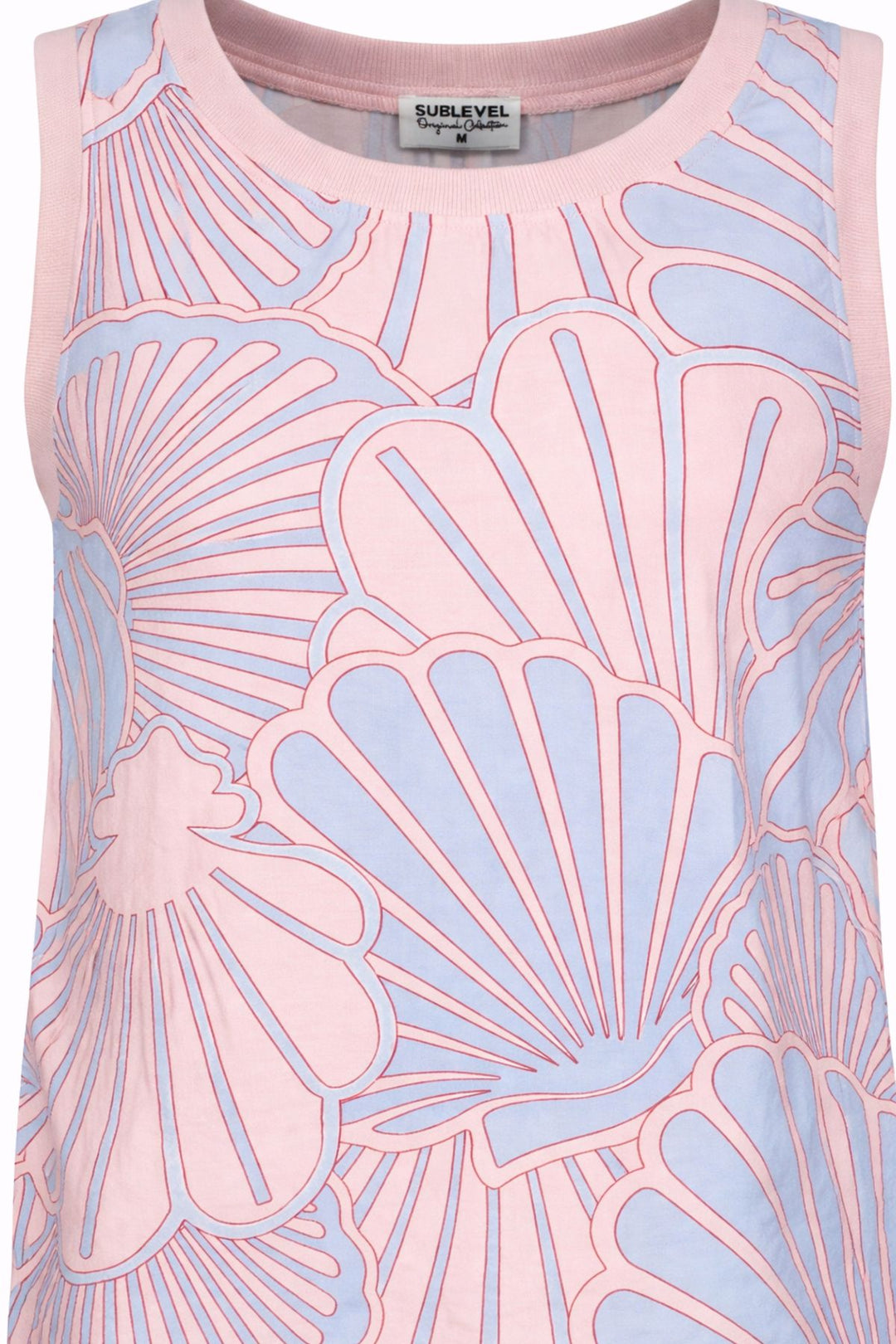 Authentic Style Damen Top Muschelprint