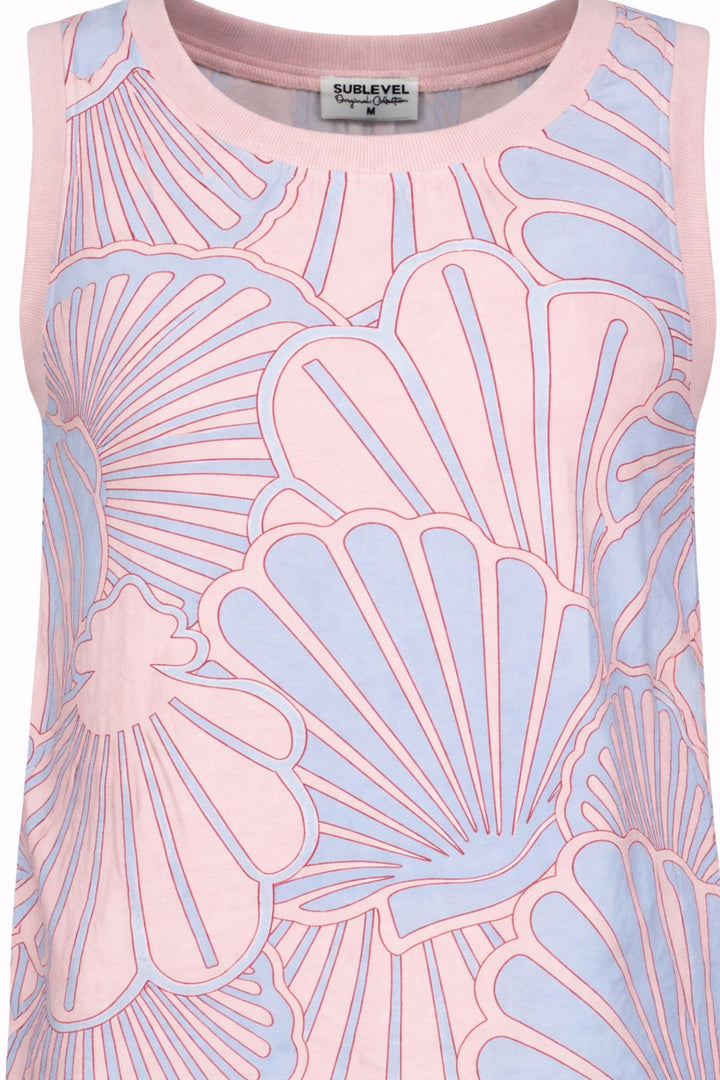 Authentic Style Damen Top Muschelprint