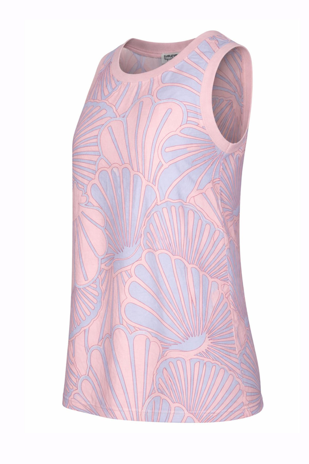 Authentic Style Damen Top Muschelprint