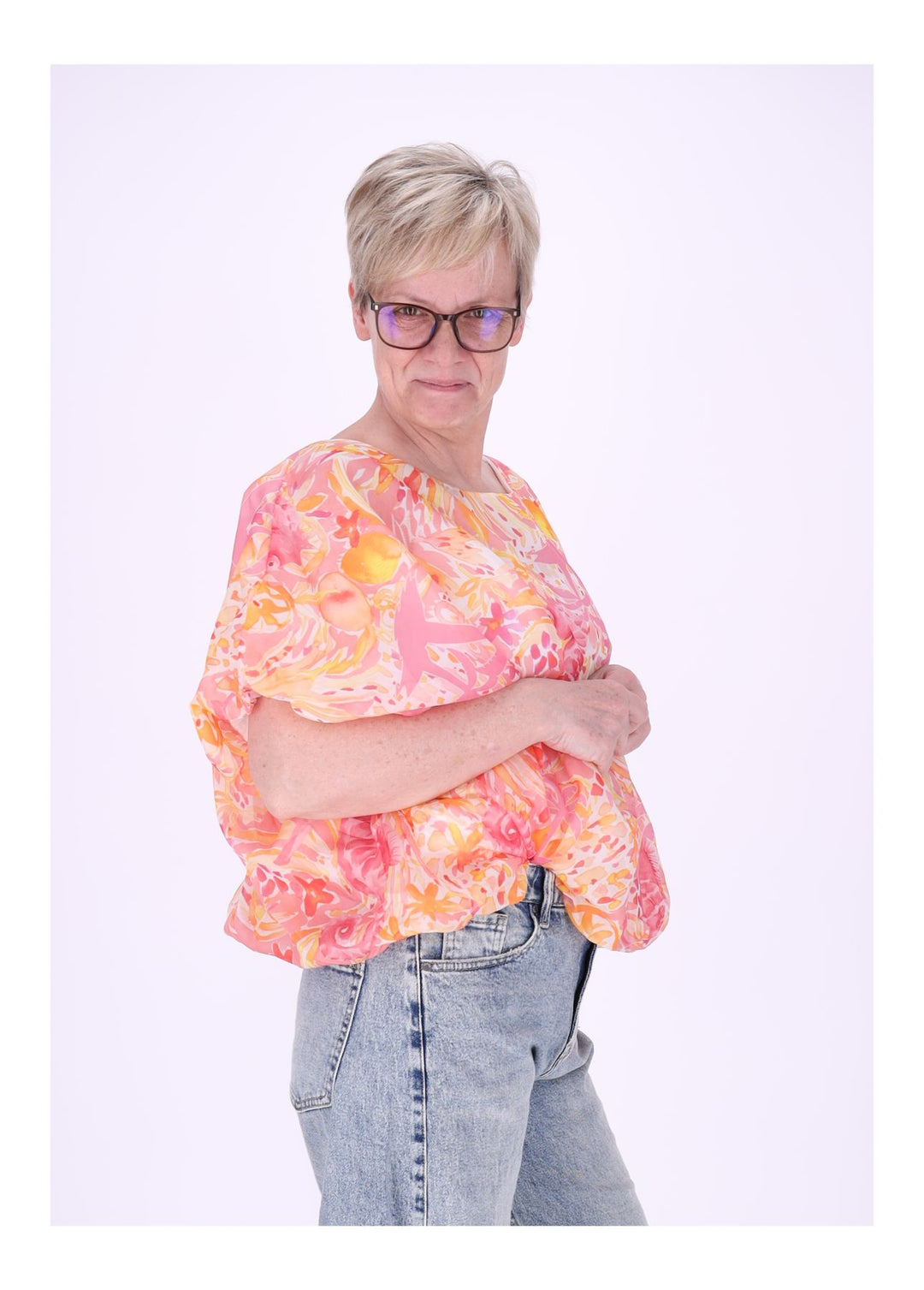 Splash of Color Damen T-Shirt Seepferdchen