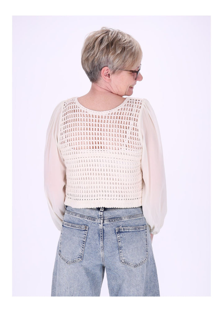 Häkel-Cardigan Damen Splash of Color