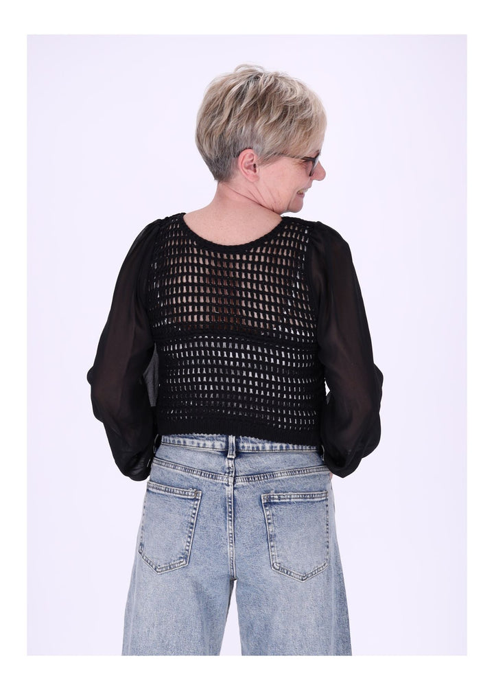 Häkel-Cardigan Damen Splash of Color