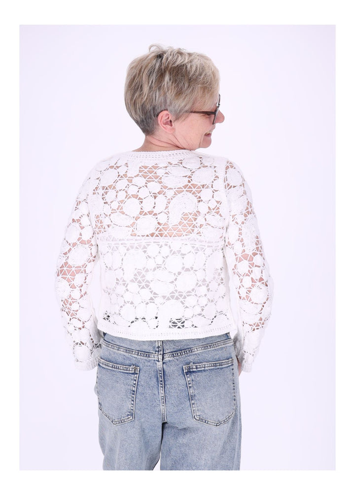 Splash of Color Häkeljacke Damen