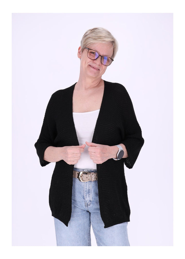 Splash of Color Strickjacke Damen offen