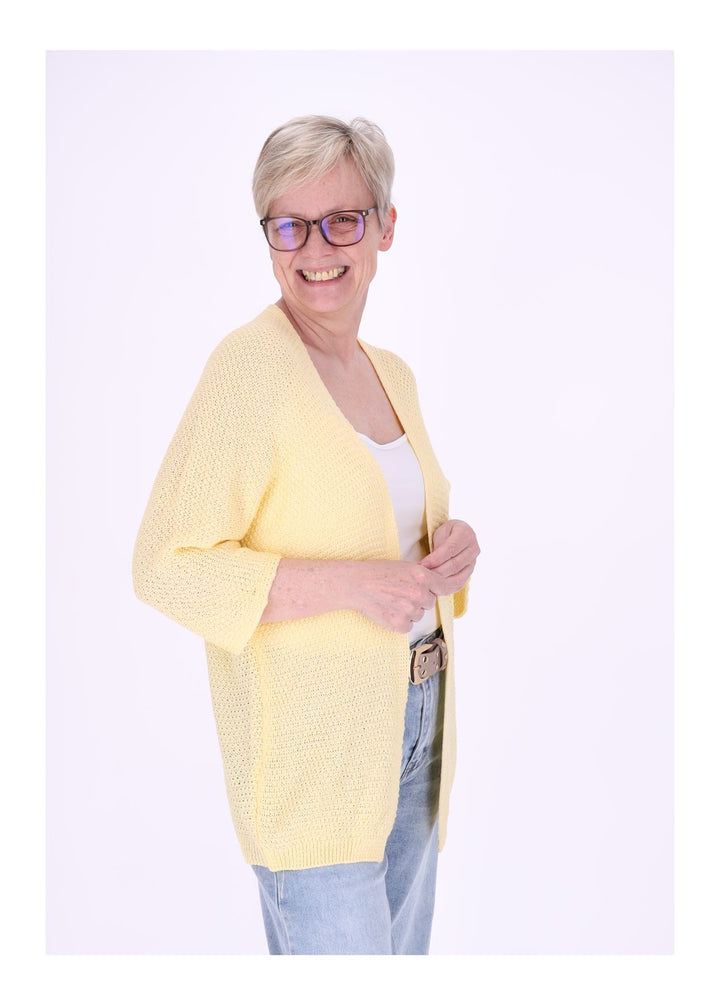 Splash of Color Strickjacke Damen offen