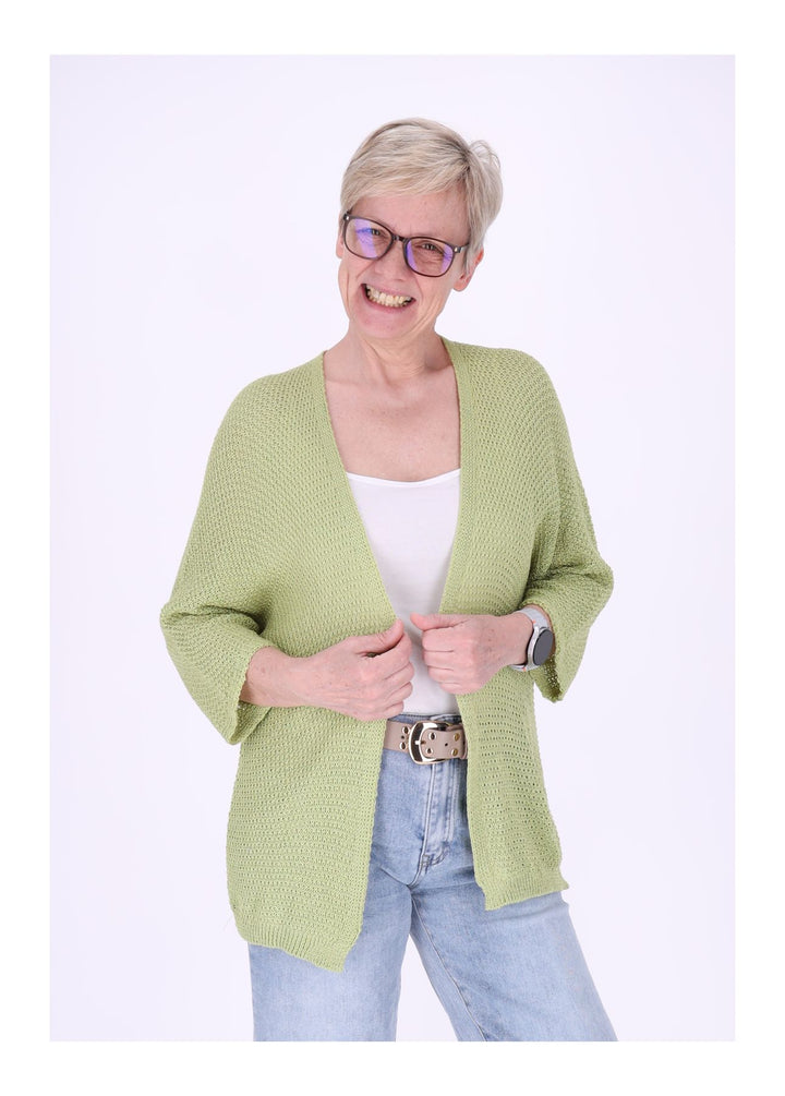 Splash of Color Strickjacke Damen offen