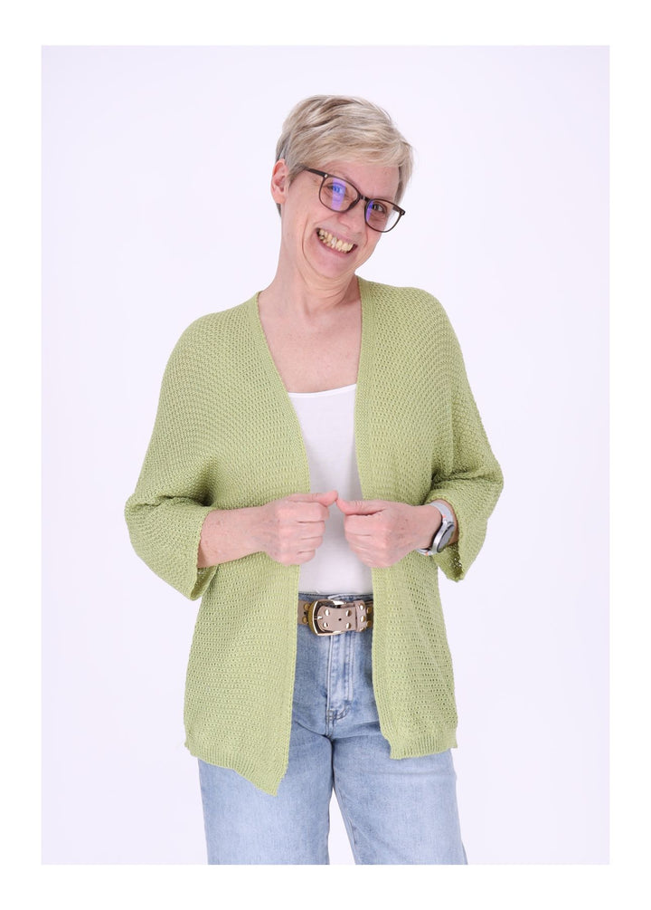 Splash of Color Strickjacke Damen offen