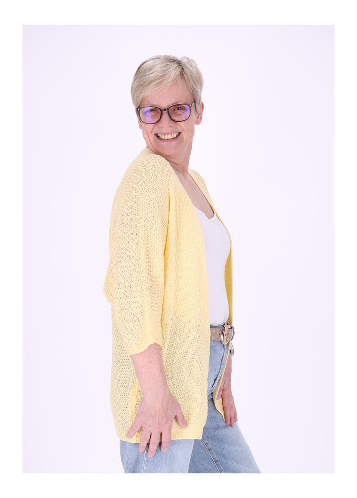 Splash of Color Strickjacke Damen offen