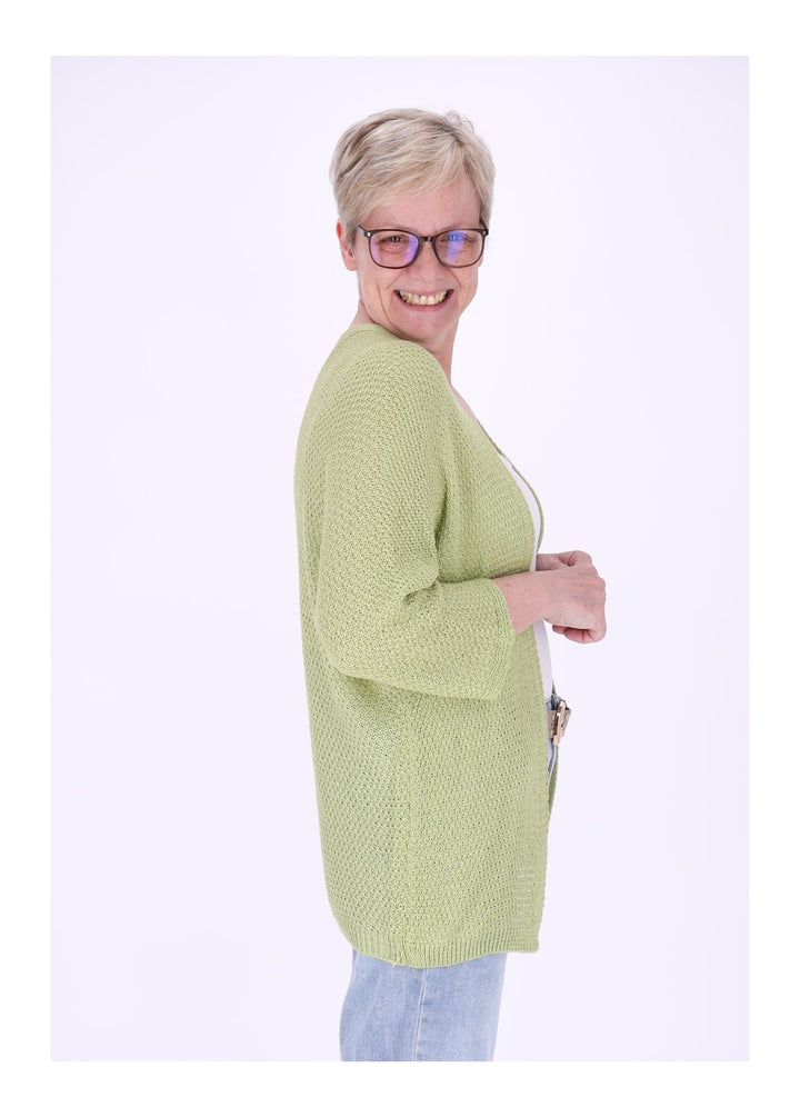 Splash of Color Strickjacke Damen offen