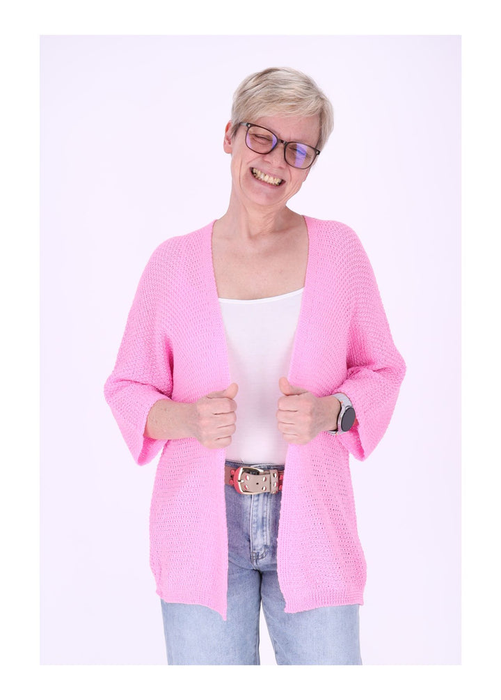 Splash of Color Strickjacke Damen offen