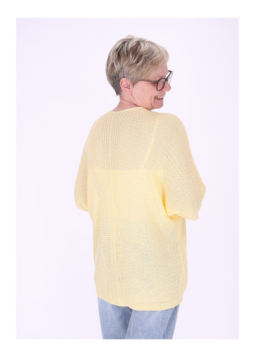 Splash of Color Strickjacke Damen offen
