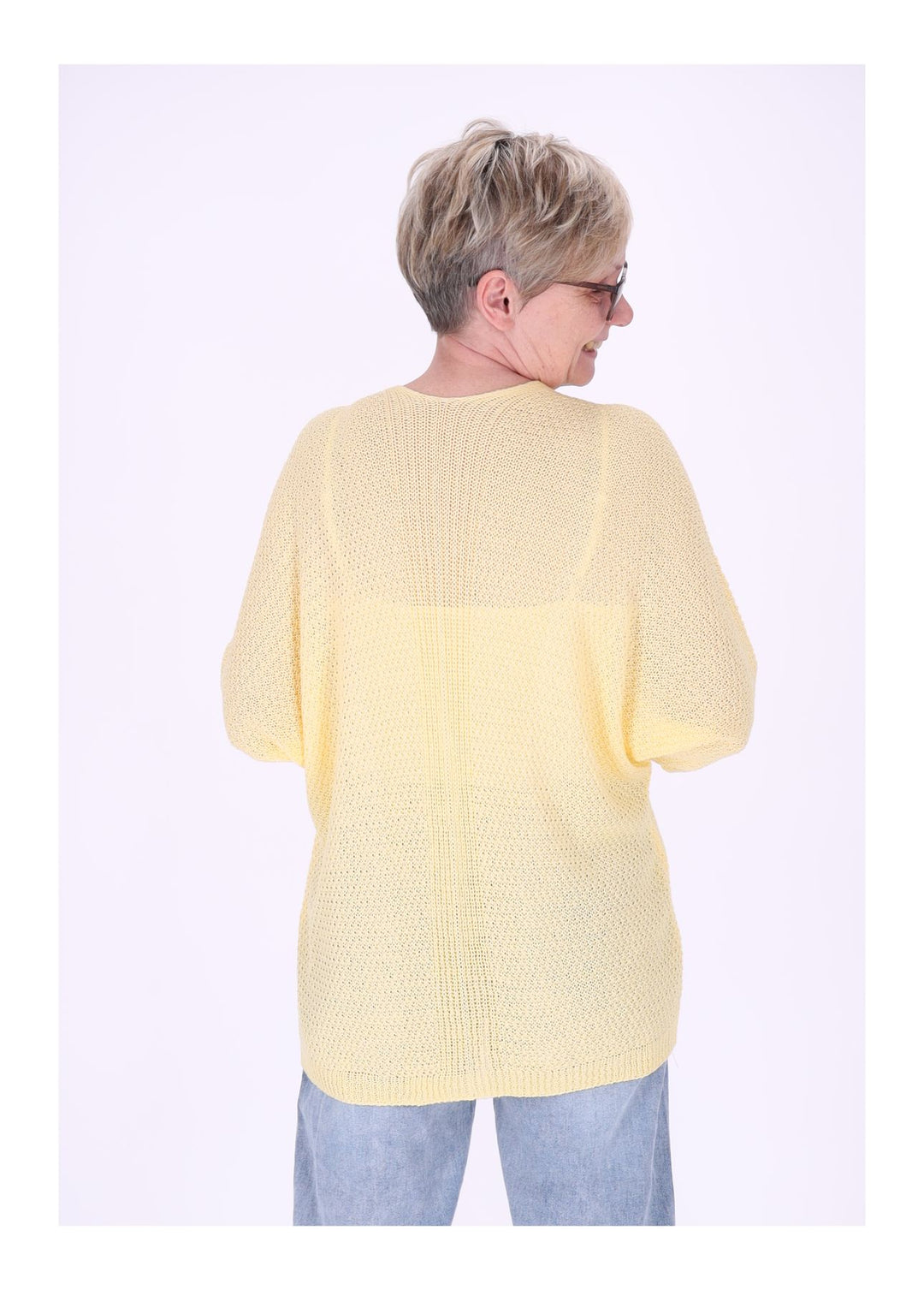 Splash of Color Strickjacke Damen offen