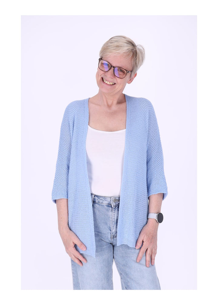 Splash of Color Strickjacke Damen offen