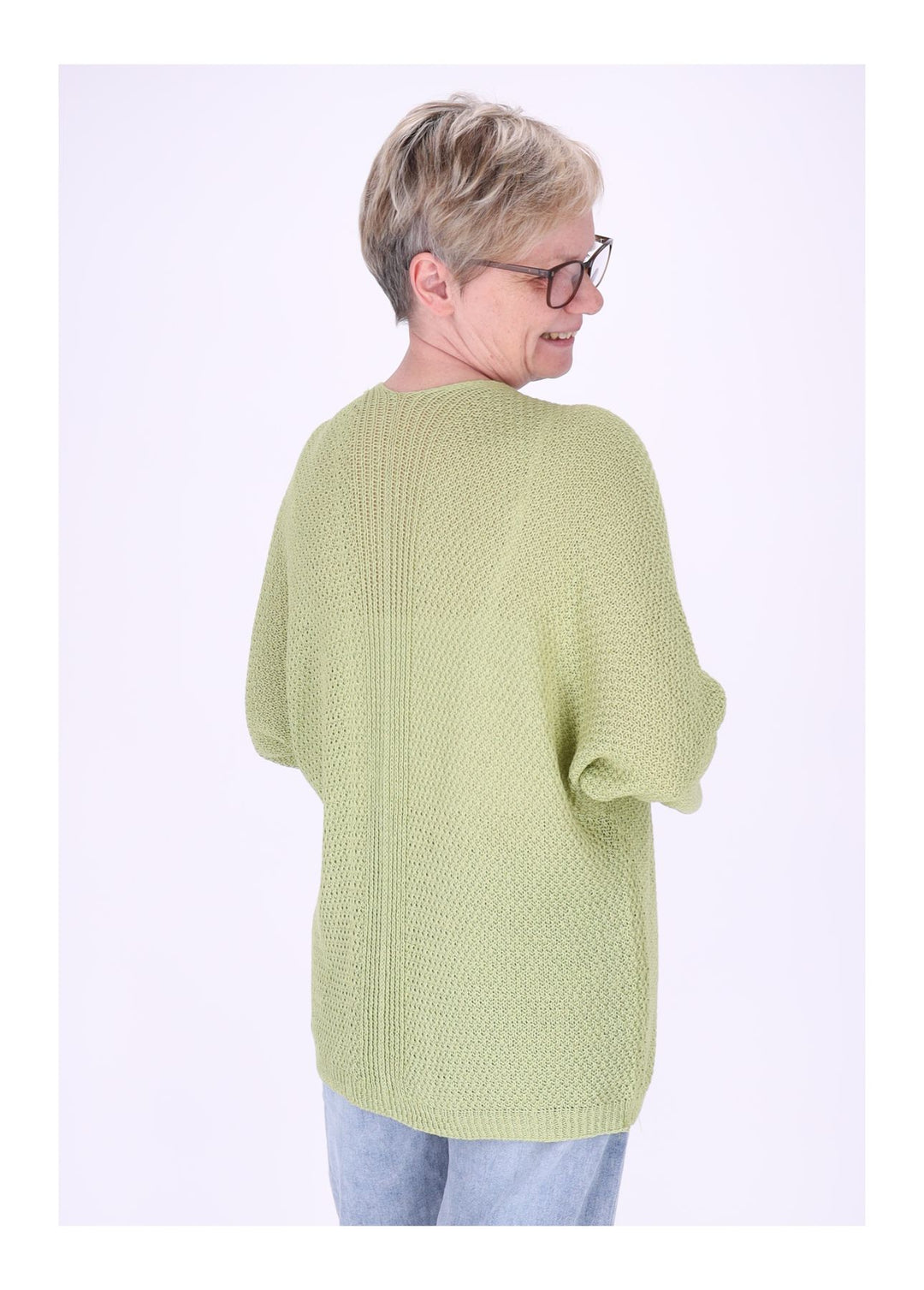 Splash of Color Strickjacke Damen offen