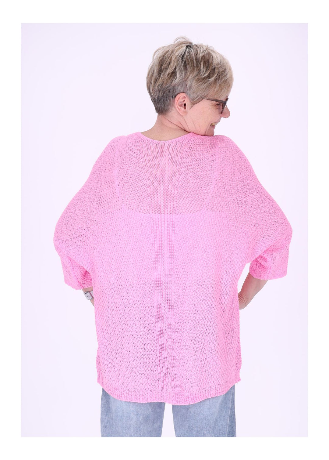 Splash of Color Strickjacke Damen offen
