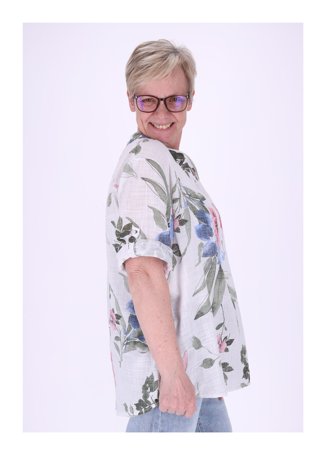Splash of Color Blusenshirt Damen