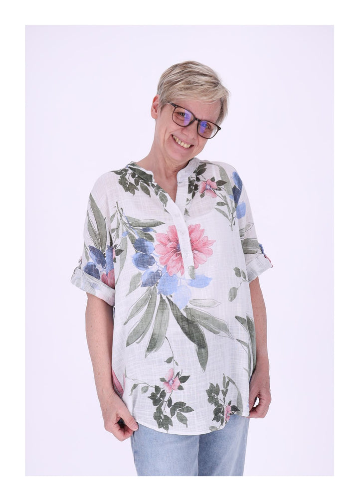 Splash of Color Blusenshirt Damen