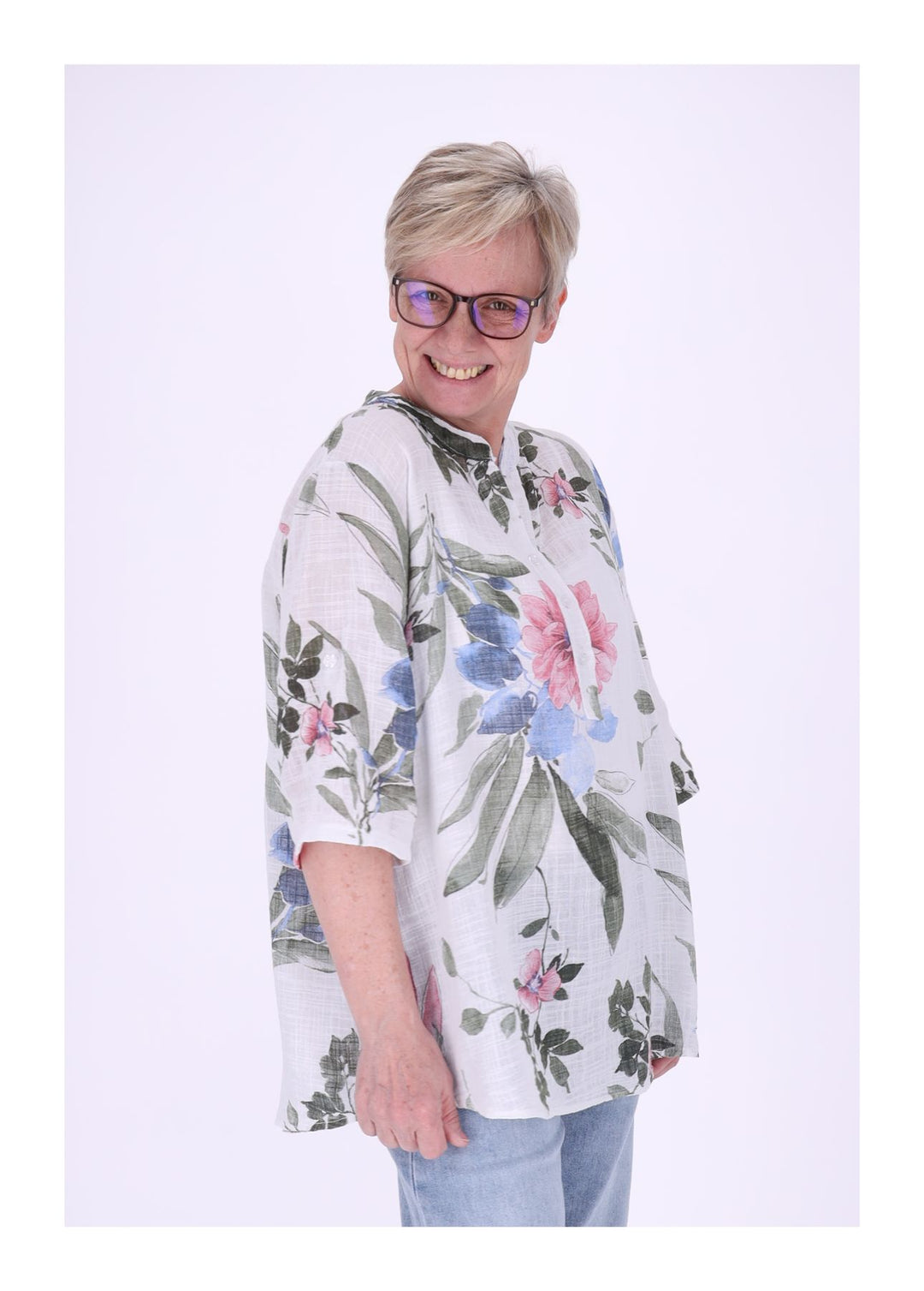 Splash of Color Blusenshirt Damen