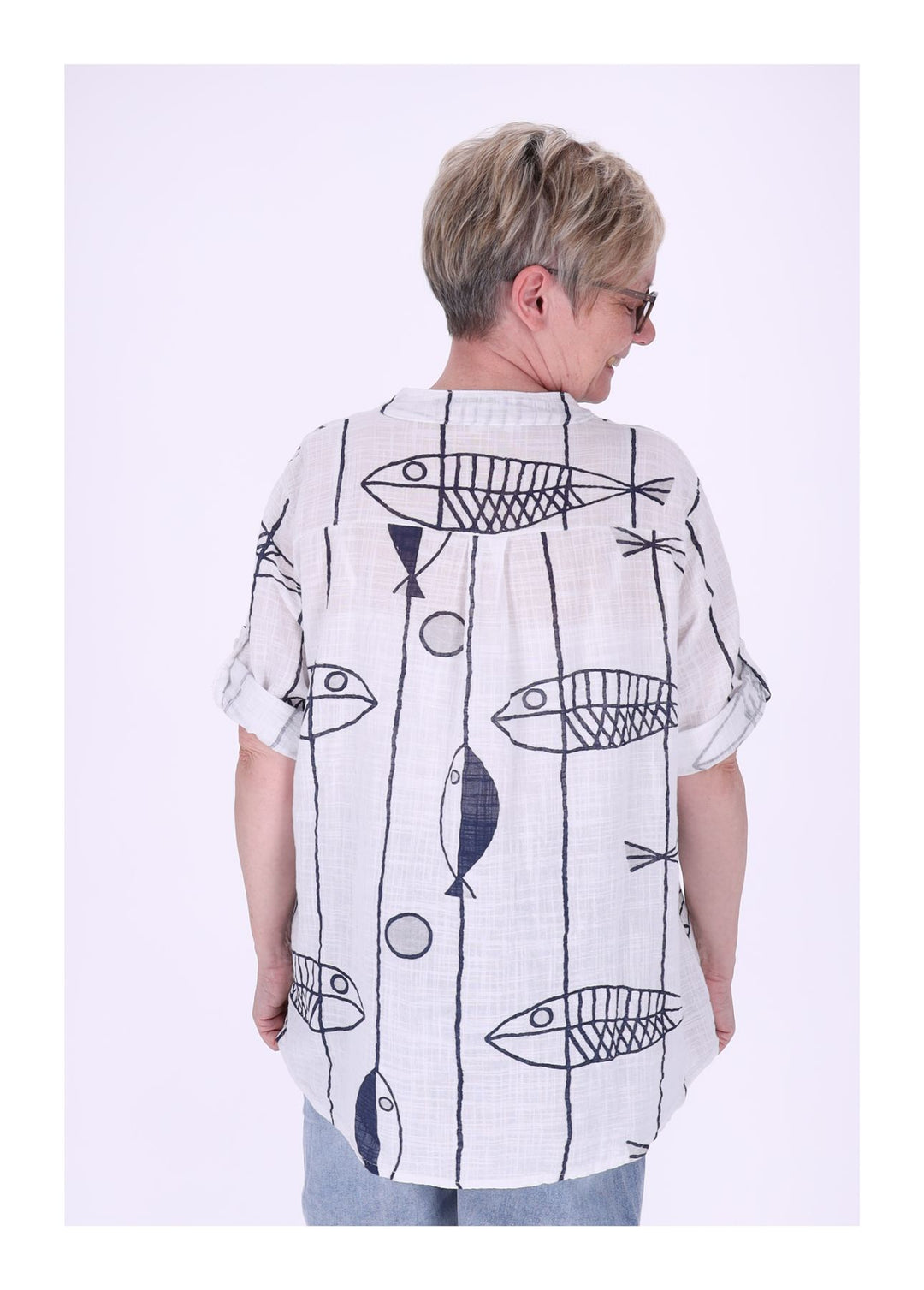 Splash of Color Blusenshirt Damen