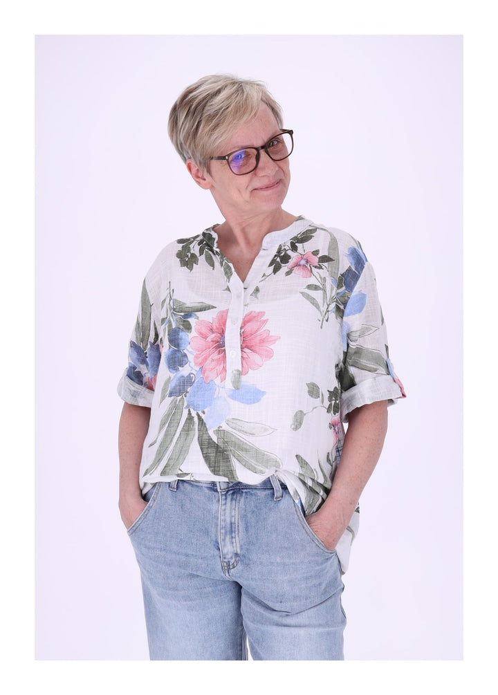 Splash of Color Blusenshirt Damen