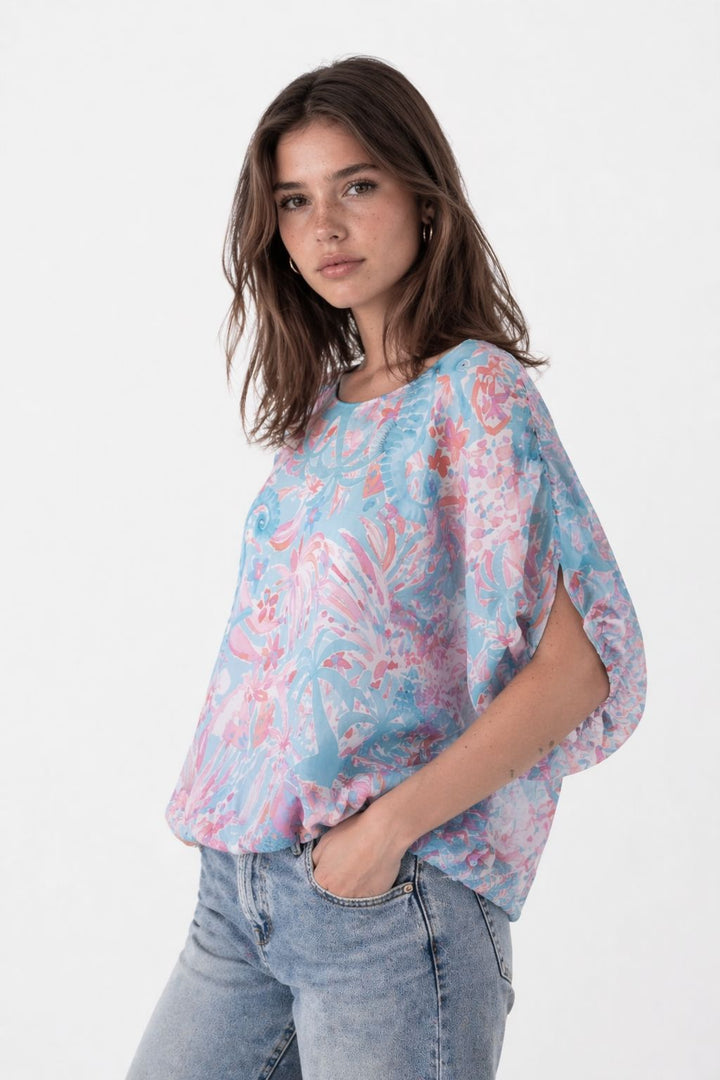Splash of Color Damen T-Shirt Seepferdchen