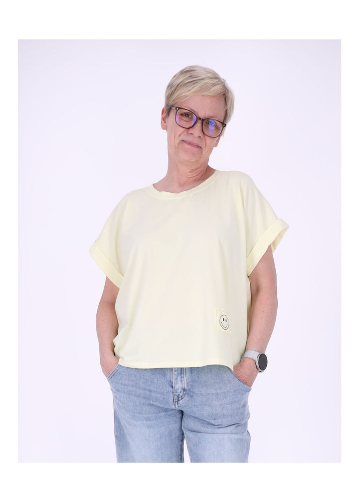 Splash of Color Damen T-Shirt Smiley