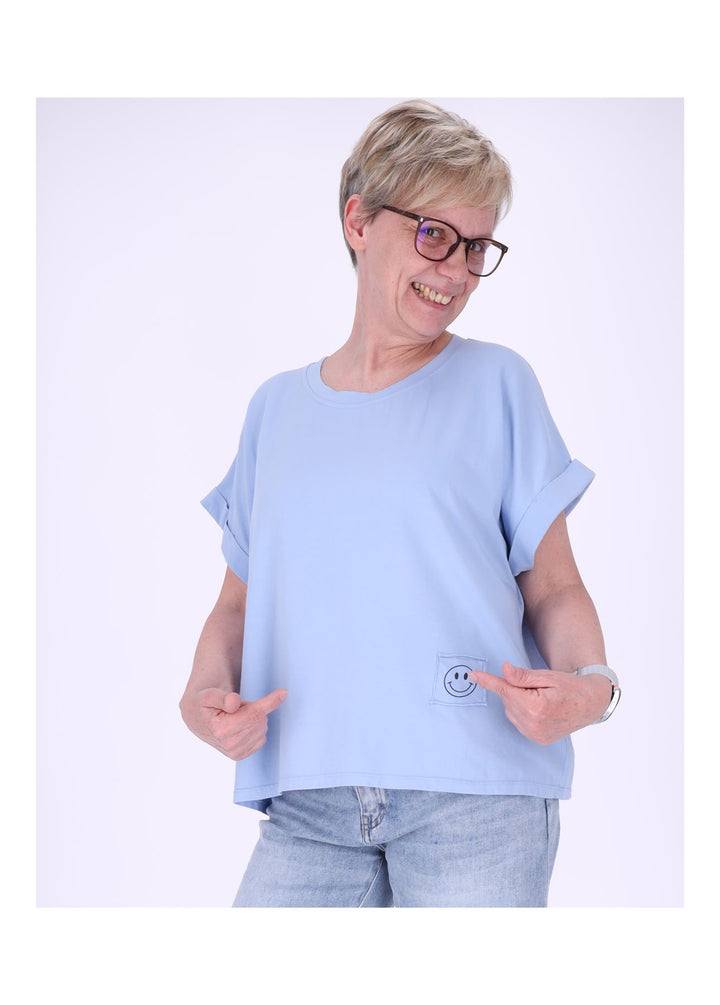 Splash of Color Damen T-Shirt Smiley