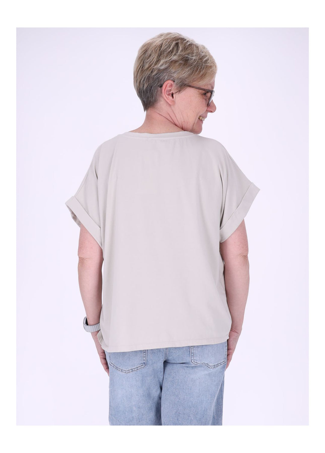 Splash of Color Damen T-Shirt Smiley