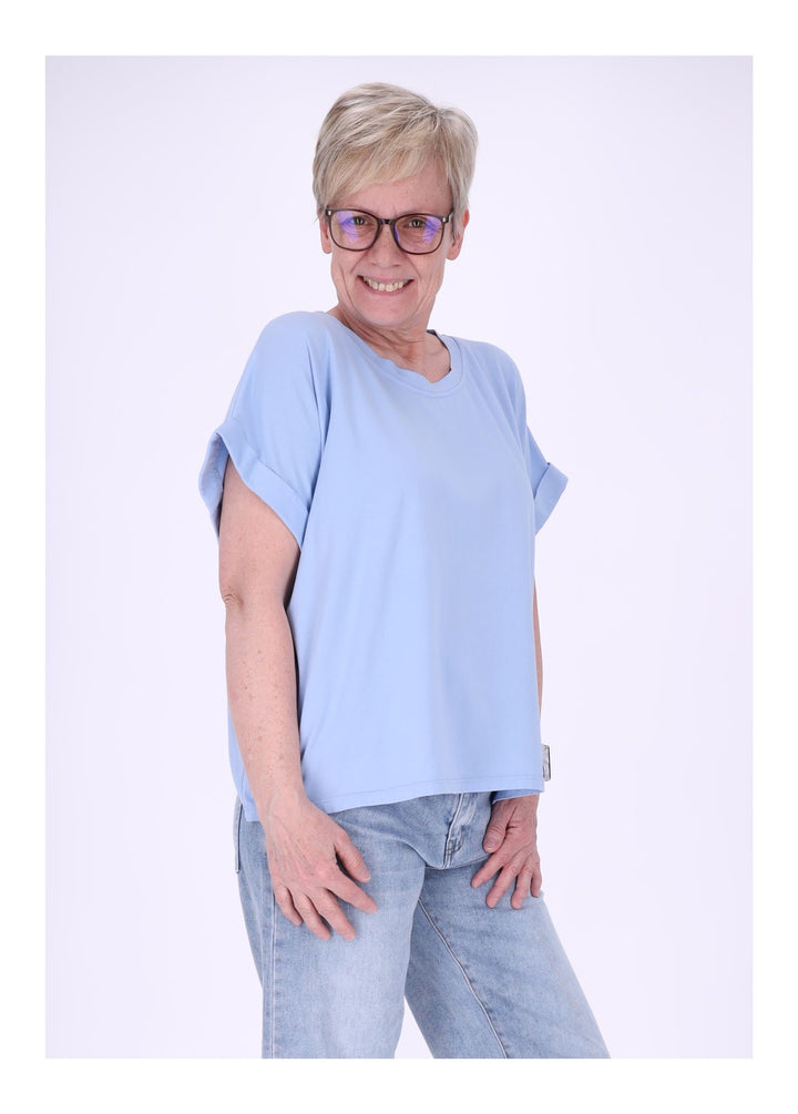 Splash of Color Damen T-Shirt Smiley