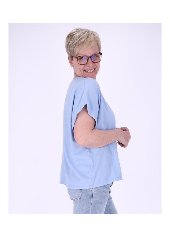 Splash of Color Damen T-Shirt Smiley
