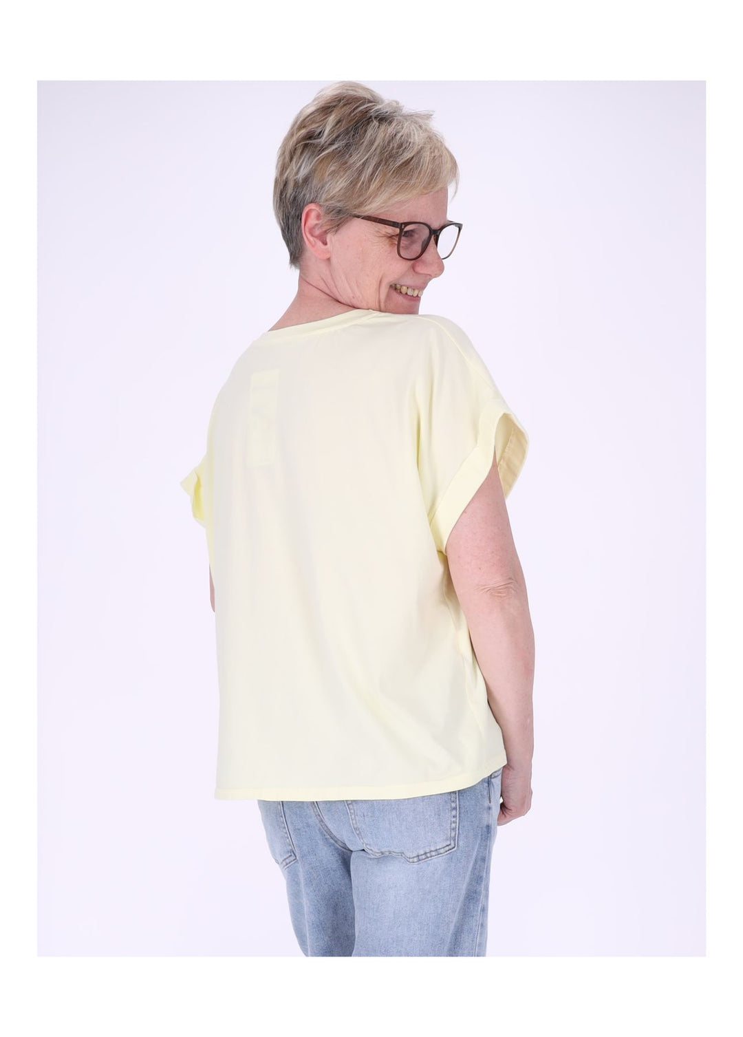 Splash of Color Damen T-Shirt Smiley
