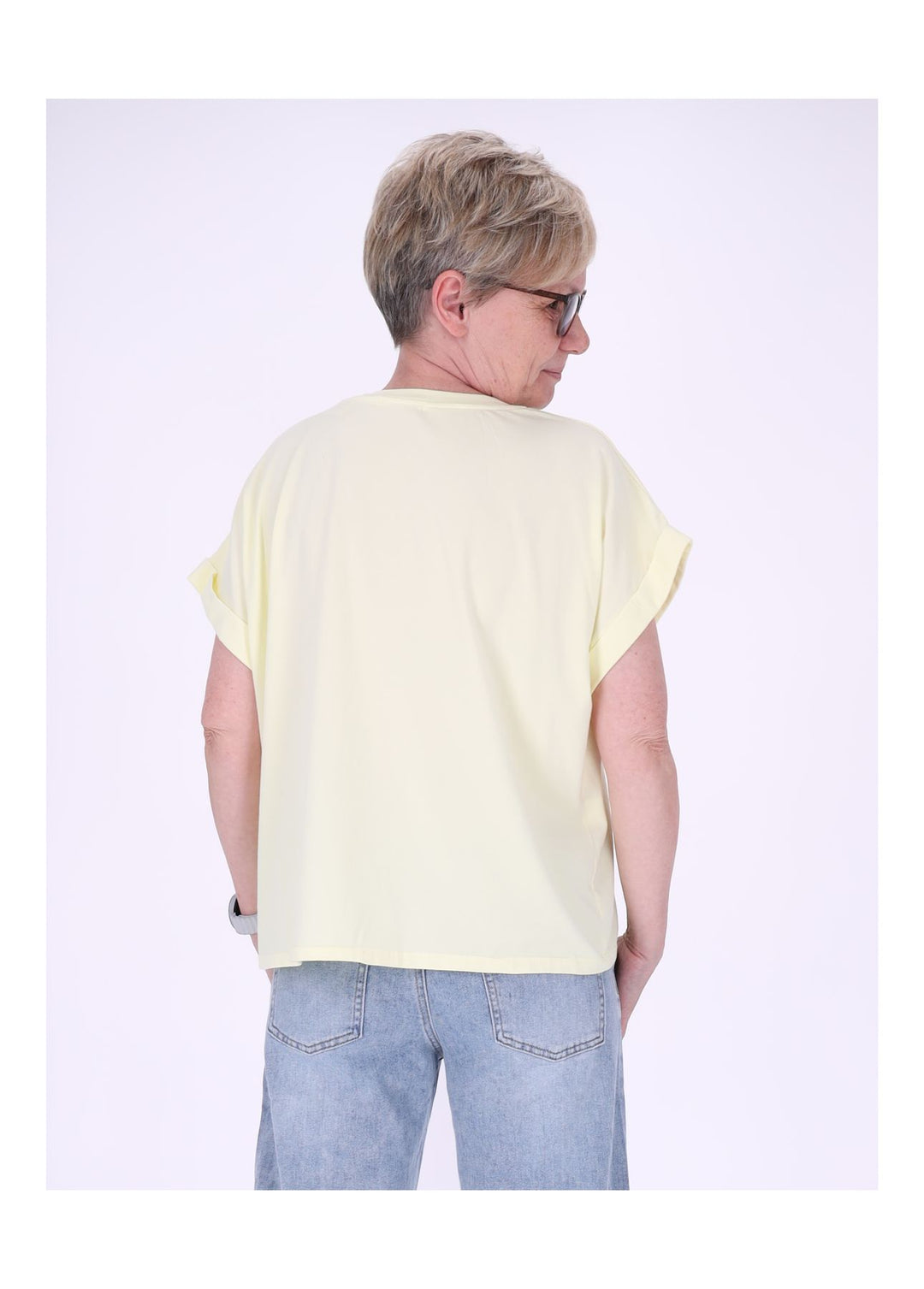Splash of Color Damen T-Shirt Smiley
