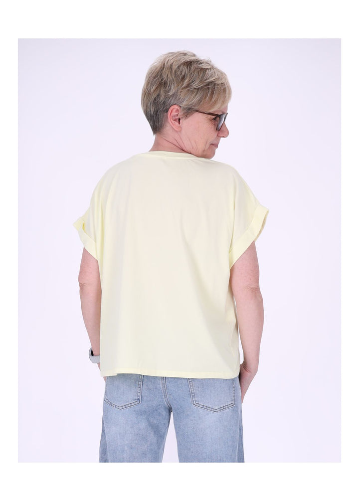 Splash of Color Damen T-Shirt Smiley
